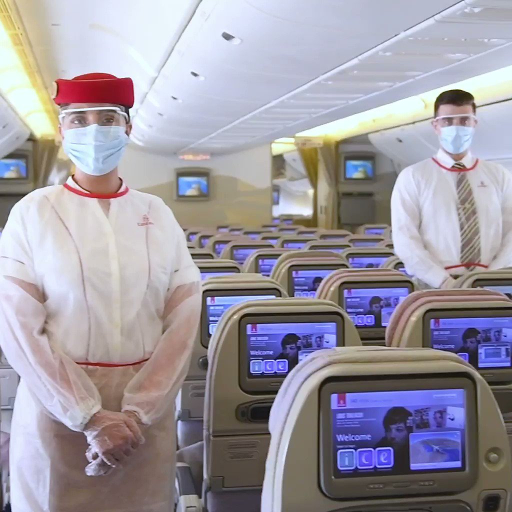 Emirates sets an industry-leading hygiene and safety standard for customers and employees at every step of the travel journey. https://t.co/S8UMlLdP5R
#FlyEmiratesFlyBetter #COVID19 #Travel https://t.co/1luAscXNfx