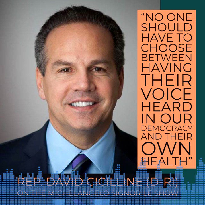 SiriusXM Progress (@SXMProgress) on Twitter photo 2020-05-21 23:28:01 “no one should have to choose between having their voice heard in our democracy and their own health” @RepCicilline / @davidcicilline spoke about the need for expanding vote-by-mail during the #CoronavirusOutbreak on The @MSignorile Show “no one should have to choose between having their voice heard in our democracy and their own health” @RepCicilline / @davidcicilline spoke about the need for expanding vote-by-mail during the #CoronavirusOutbreak on The @MSignorile Show