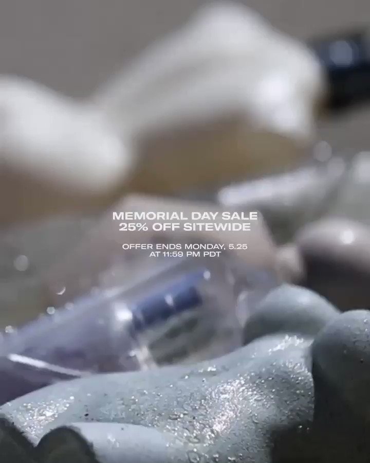 ๐ค Memorial Day Sale ๐ค Shop 25% off sitewide on https://t.co/tNsXwaF4jk - no exclusions. Offer ends Monday, 05.25 at 11:59PM PDT. https://t.co/j5rtxx4JbX