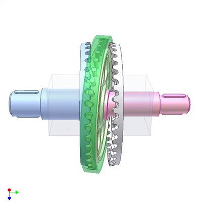 Wobbling Pin Gear Mechanism