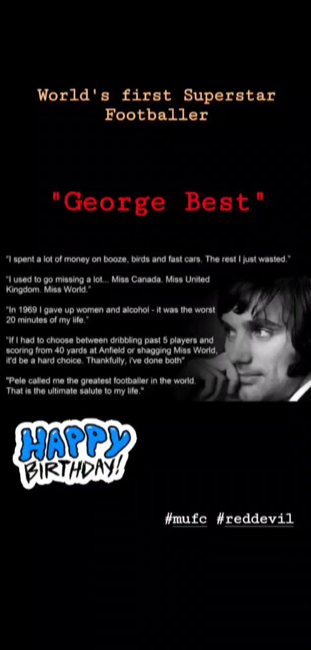 Happy Birthday George Best   