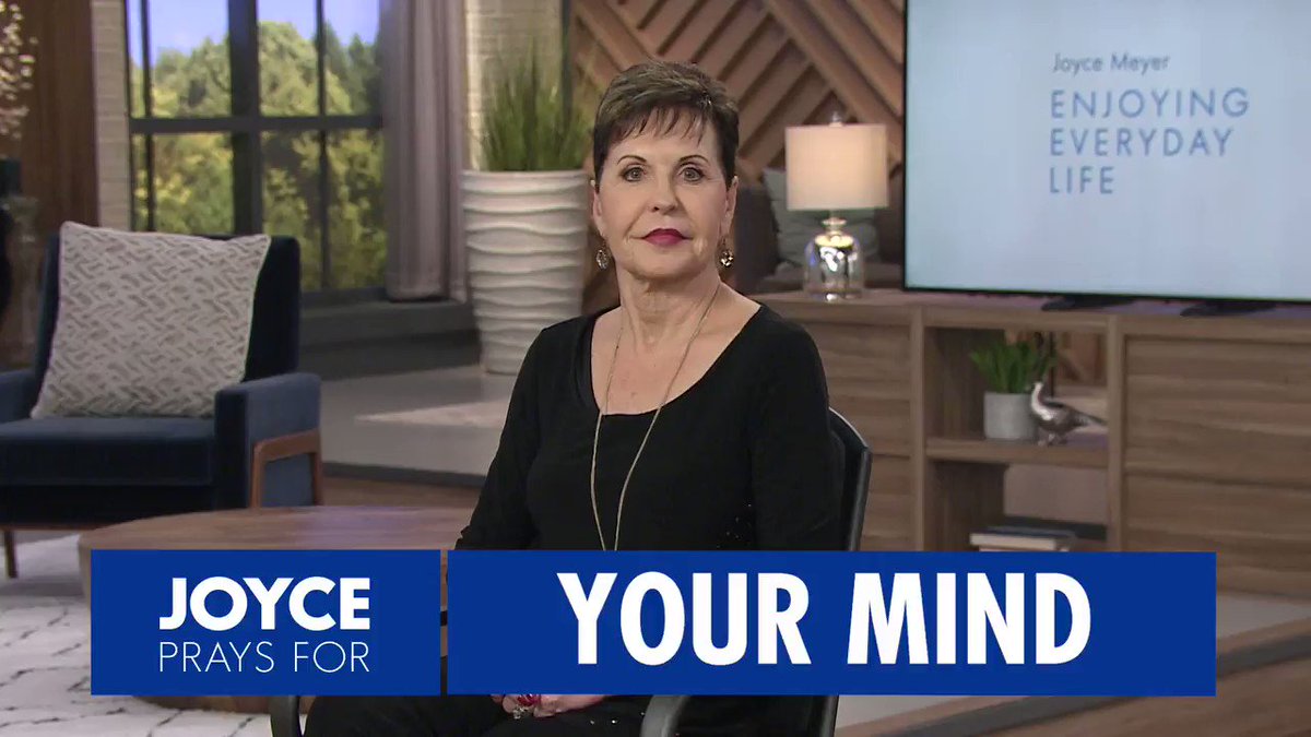 Joyce Meyer (@JoyceMeyer) on Twitter photo 23/05/2020 13:30:38 Do you need prayer for your mind? Joyce prays right now for you! #PrayToday #LetUsPray Do you need prayer for your mind? Joyce prays right now for you! #PrayToday #LetUsPray