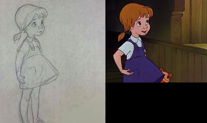 Something random: My dad animated at Disney from the 70s-90s, and we have a lot of old Disney art/animation