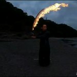 こちらは炎刀の火炎斬りです。炎の音が綺麗ですね!