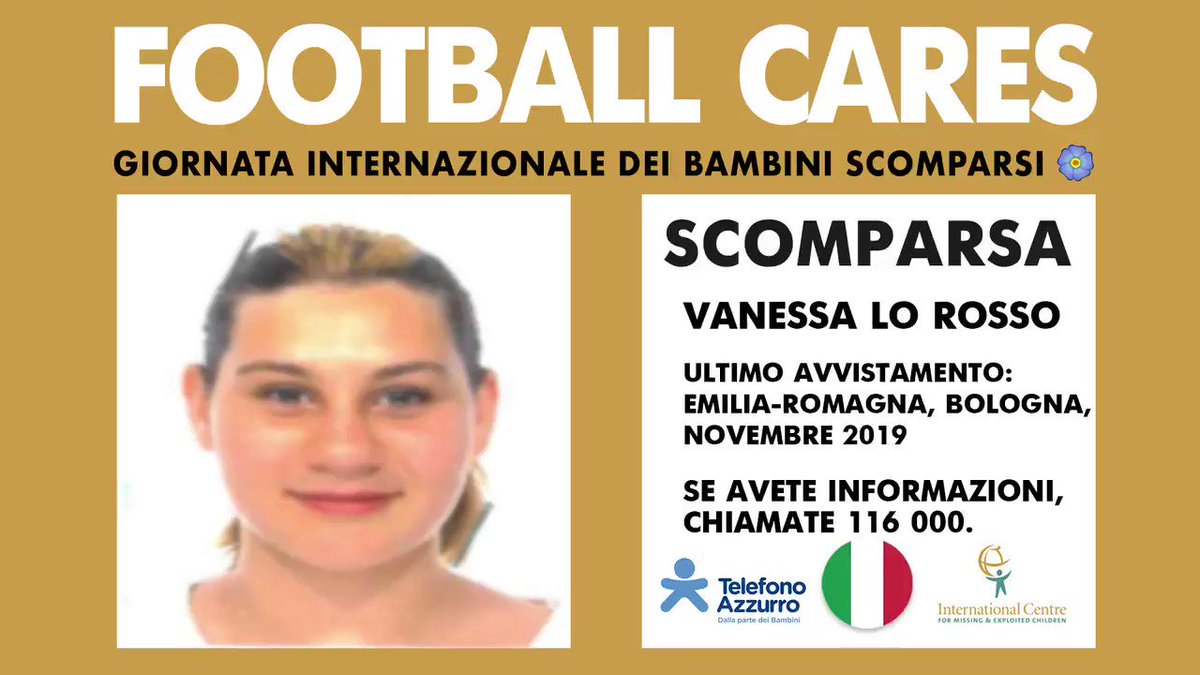 Nella Giornata Internazionale dei Bambini Scomparsi, siamo orgogliosi di unirci alla comunità calcistica mondiale e a @ICMEC_official per far sì che nessun bambino resti solo
#FootballCares #InternationalMissingChildrenDay
https://t.co/80Jf1nIx24