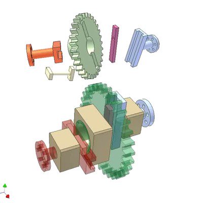 Altering Speed With Oldham Mechanism