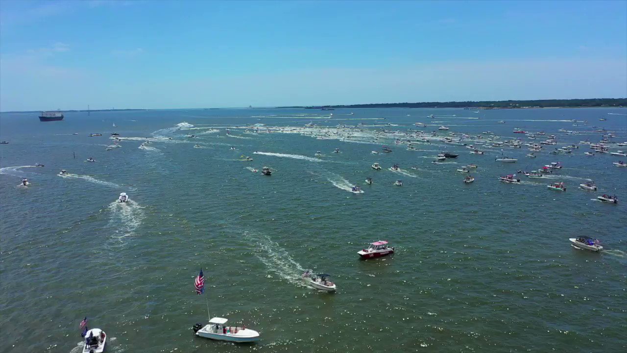 Wojciech Pawelczyk on Twitter "President Trump MAGA Boat Parade in