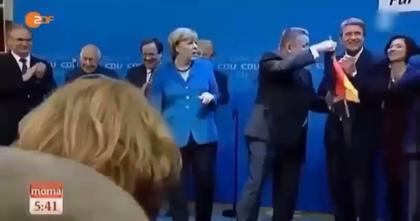DeAnna Lorraine 🇺🇸 (@DeAnna4Congress) on Twitter photo 2020-05-26 12:03:29 Just the Chancellor of Germany throwing the German flag off the stage at an event... Leftists around the world hate their countries. Its their unifying trait. Just the Chancellor of Germany throwing the German flag off the stage at an event... Leftists around the world hate their countries. Its their unifying trait.