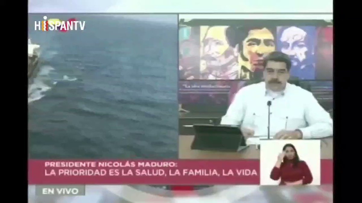 Joe Truzman (@Jtruzmah) on Twitter photo 2020-05-27 02:51:55 President of Venezuela Maduro: The U.S. government with the Venezuelan terrorist opposition of Guaidó has pursued for over a year the boats and all the imports to produce gasoline in Venezuela. President of Venezuela Maduro: The U.S. government with the Venezuelan terrorist opposition of Guaidó has pursued for over a year the boats and all the imports to produce gasoline in Venezuela.