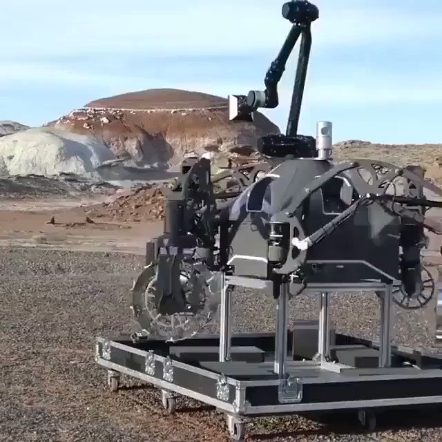 Germany's space agency is testing new rovers to explore other planets.
@cheddar @DFKI #Robotics #AI #MachineLearning #4IR
@SpirosMargaris @jblefevre60 @diioannid @RobCrasco
@andi_staub @Ym78200 @JGrobicki @ramonvidall
@jeffkagan @mvollmer1 @GlenGilmore @antgrasso https://t.co/kQ6m008thu