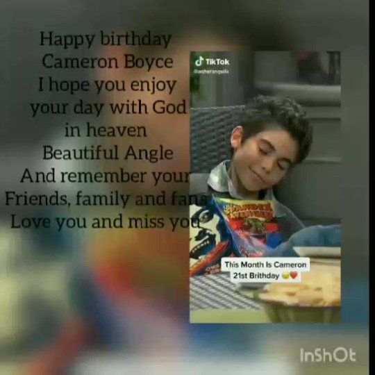 Happy birthday Cameron Boyce 