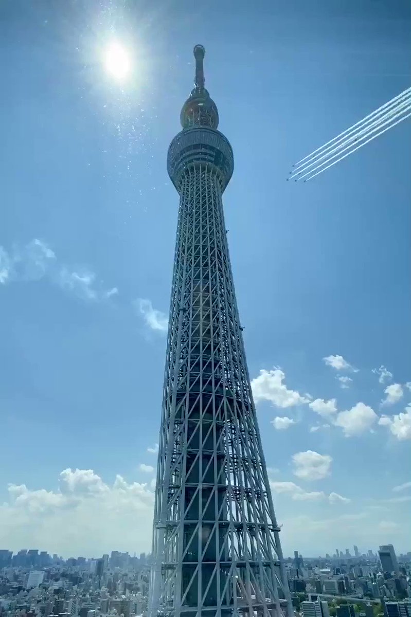 スカイツリー Tokyo Skytree スカイツリーと ブルーインパルス Tokyoskytree T Co Zlhfvswtqz Twitter