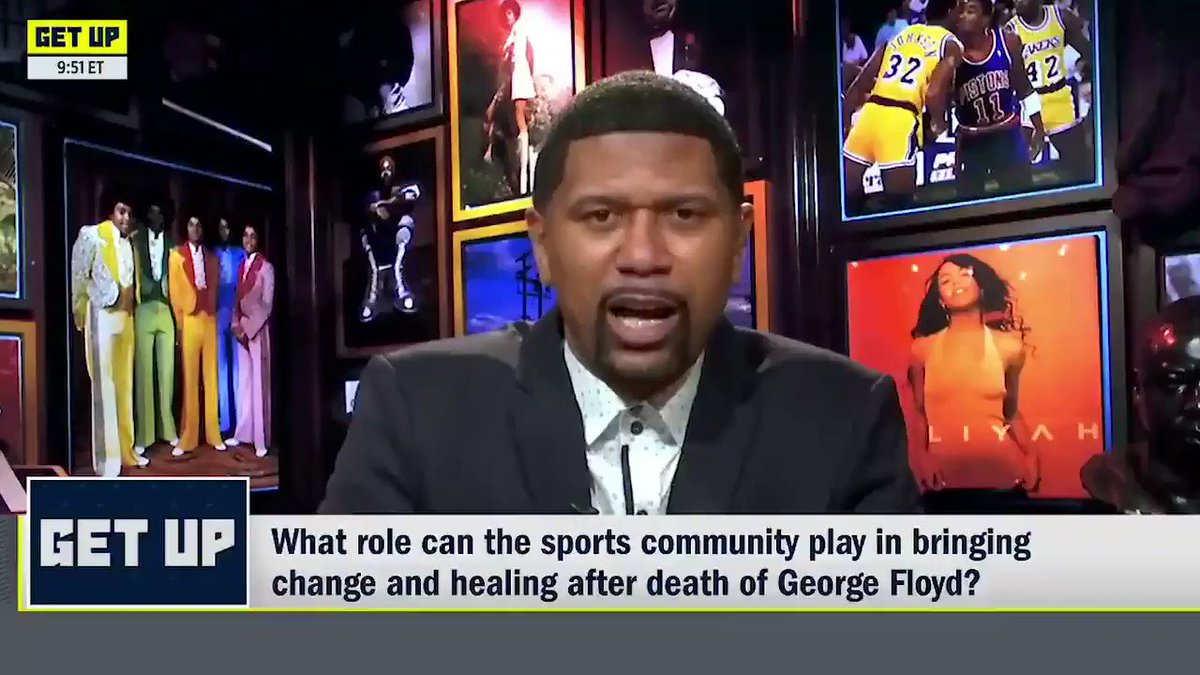 Jalen Rose (@JalenRose) on Twitter photo 29/05/2020 19:38:37 #icantbreathe. #icantbreathe.