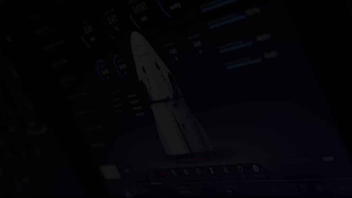 SpaceX (@SpaceX) on Twitter photo 2020-06-01 08:43:40 Crew Dragon is designed to be fully autonomous, but @Astro_Doug and @AstroBehnken can take control of the spacecraft if necessary. Simulator here → iss-sim.spacex.com Crew Dragon is designed to be fully autonomous, but @Astro_Doug and @AstroBehnken can take control of the spacecraft if necessary. Simulator here → iss-sim.spacex.com