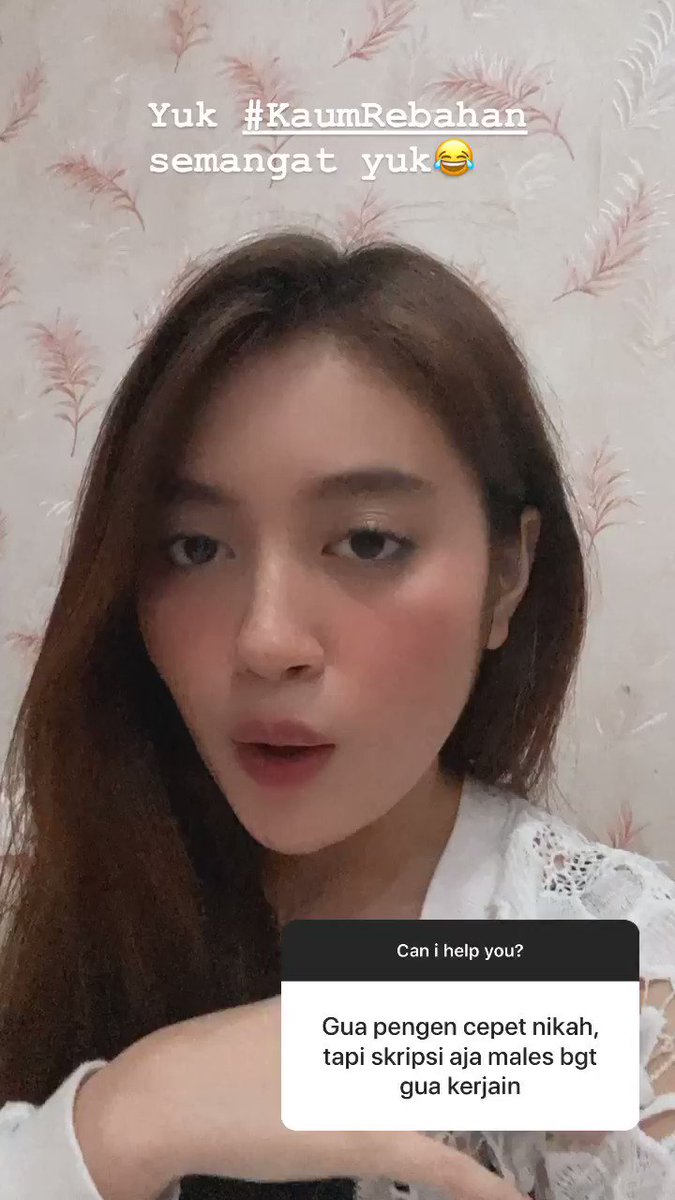 Pertanyaan dari #KaumRebahan pengen cepet nikah tapi males ngerjain skripsi. Pusing ga lo😆 https://t.co/YLsj70LE4O