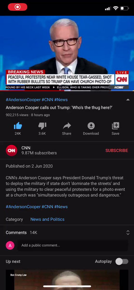 He was just speaking facts đź—Łđź—Ł
#GeorgeFloyd #BlackLivesMatter #CNN #dojacatisoverparty https://t.co/63k6h0dgW2