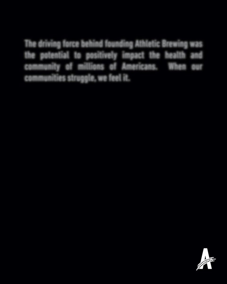 AthleticBrewing (@AthleticBrewing) on Twitter photo 02/06/2020 18:09:44 Black lives matter. A statement from our founders. Our letter is also available here: athleticbrewing.com/pages/standing… Black lives matter. A statement from our founders. Our letter is also available here: athleticbrewing.com/pages/standing…