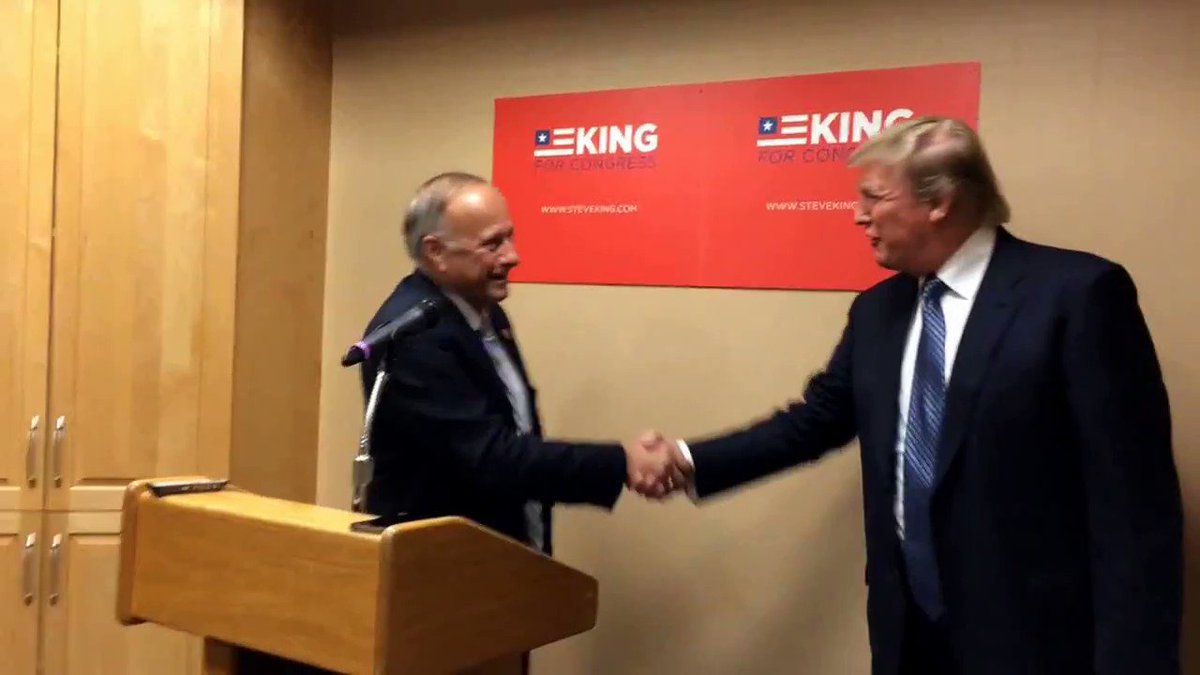Coach Page👀🇺🇸 (@CoachPage55) on Twitter photo 2020-06-04 12:28:48 .@realDonaldTrump: Today Im here to support Steve King. A special guy, a smart person with, really, the right views on almost everything. .@realDonaldTrump: Today Im here to support Steve King. A special guy, a smart person with, really, the right views on almost everything.