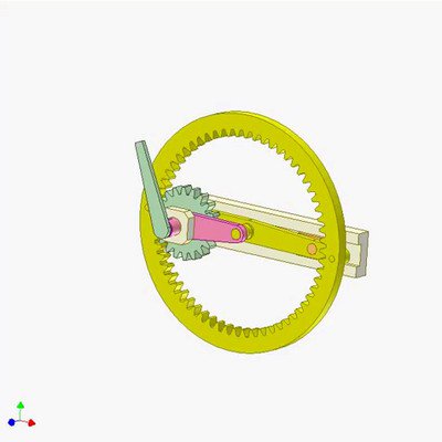 Internal Gear Slider Mechanism