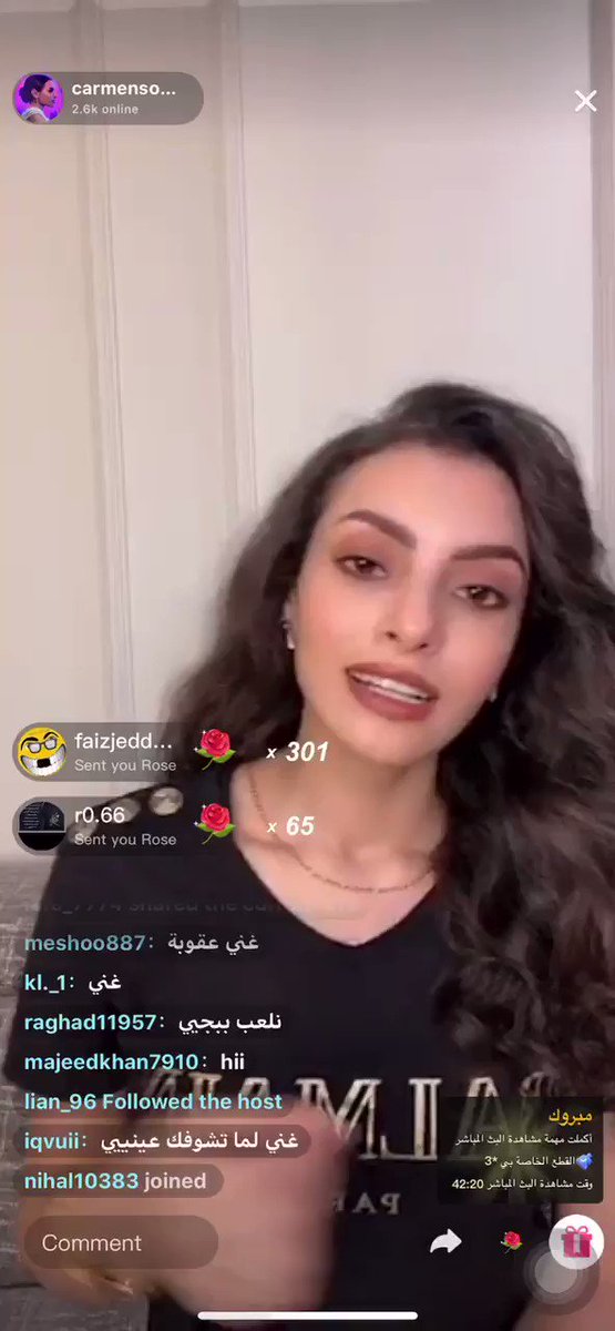 تفنن في عنا روحي تفنن❤️
#كارمن_سليمان تغني #تفنن من لايف تيك توك 😍
@CarmenSoliman
.
https://t.co/LKNCESYwUg
.
For inquires👇🏼
+201122003366
+966503054444
Mgmt@carmensoliman.com https://t.co/6YClUq1lBW
