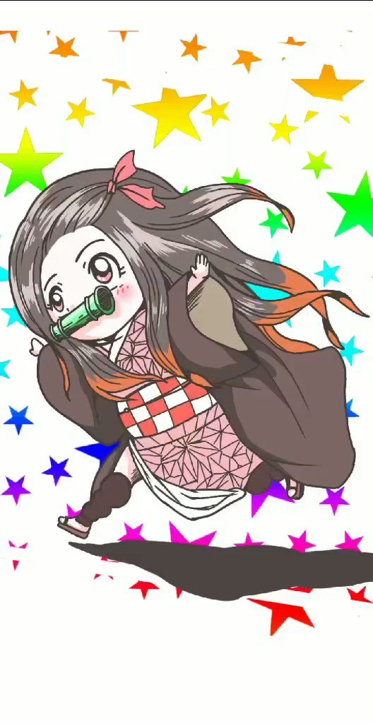 つよろん🍎漫画イラストの専門家さんがTwitterに投稿した竈門禰豆子(鬼滅の刃)のイラスト。