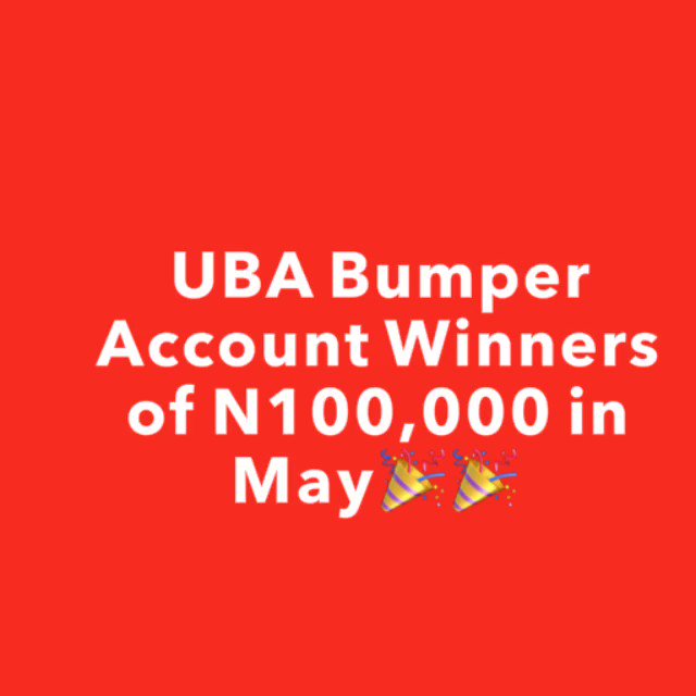 UBA Group on Twitter "Our winners of N100,000 🎉🎉 🎥 Full list of the