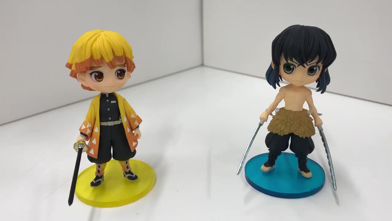 鬼滅の刃 23巻 フィギュア付き同梱版 善逸ハンカチセット 鬼滅の刃」23巻の同梱版に付属する「Q posket petit」フィギュア