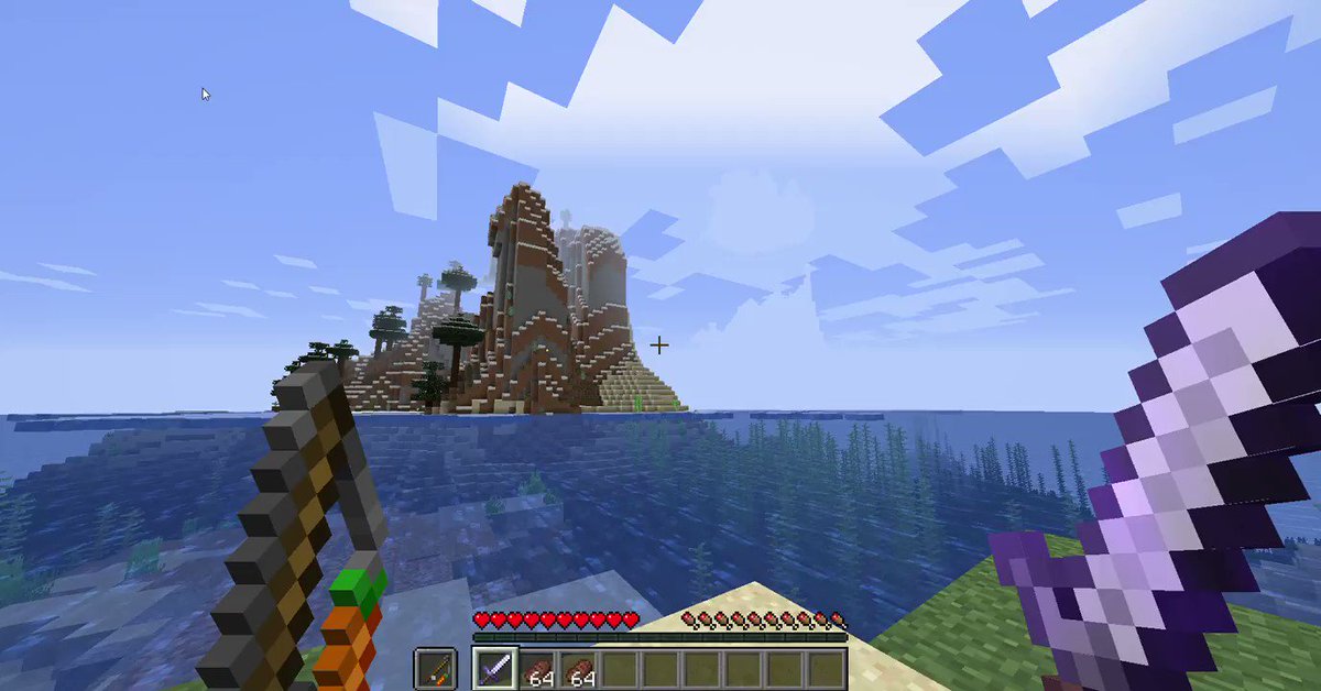 Genkidron Minecraft コマンド 立体起動装置再現しました 操作難易度めちゃくそ高いです あとこの動画ではコマンドで落下ダメージを無効化しています Datapackのdlはコチラ T Co B2fgywvr T Co Iz1vb4isps Twitter