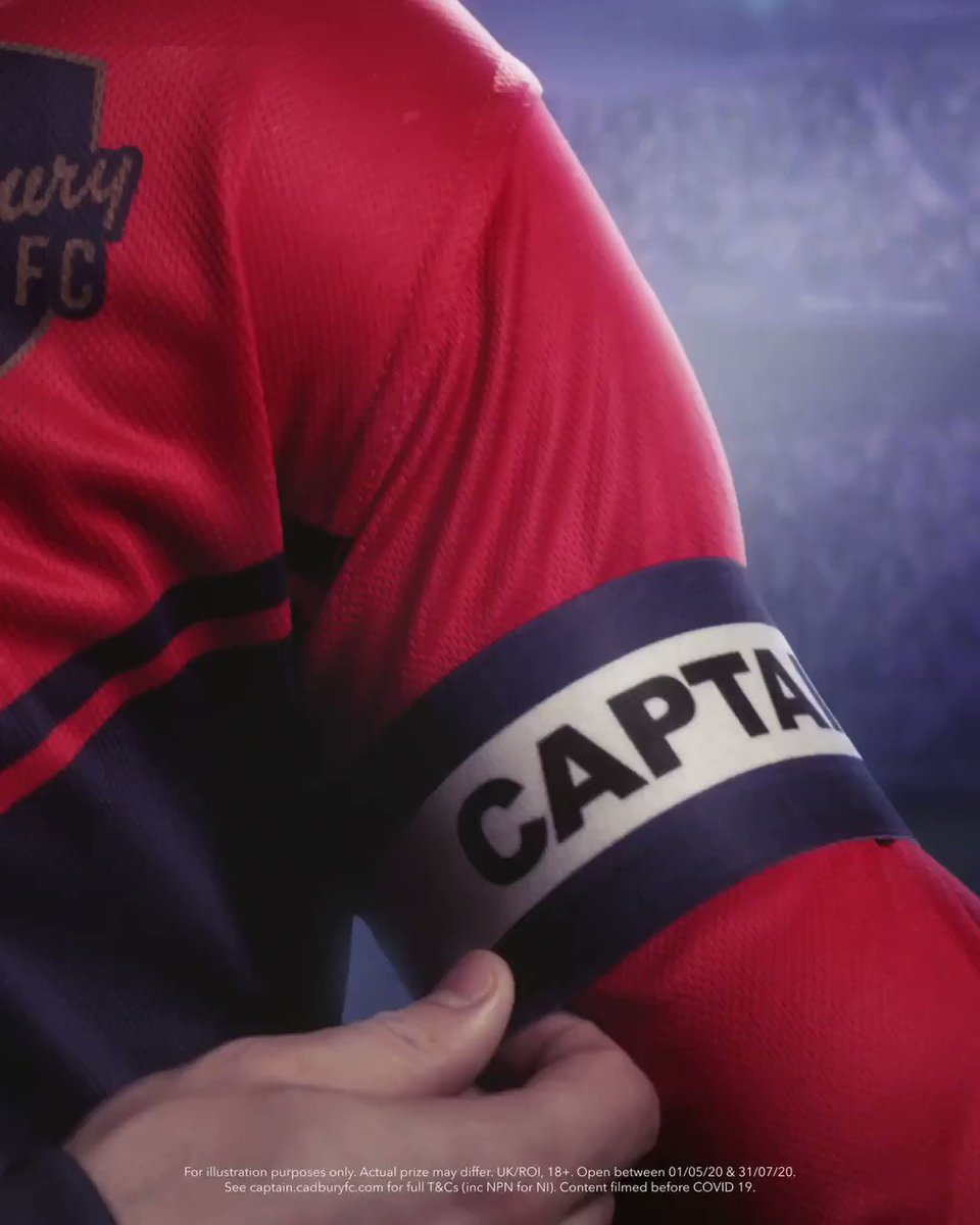 Hi My Friends, WIN a day with me and your mates, plus 1000s of squad experiences with @CadburyUK WIN THE CAPTAIN.
Enter at https://t.co/fyuyOw8Cca. #ad https://t.co/a0oslgVjhz