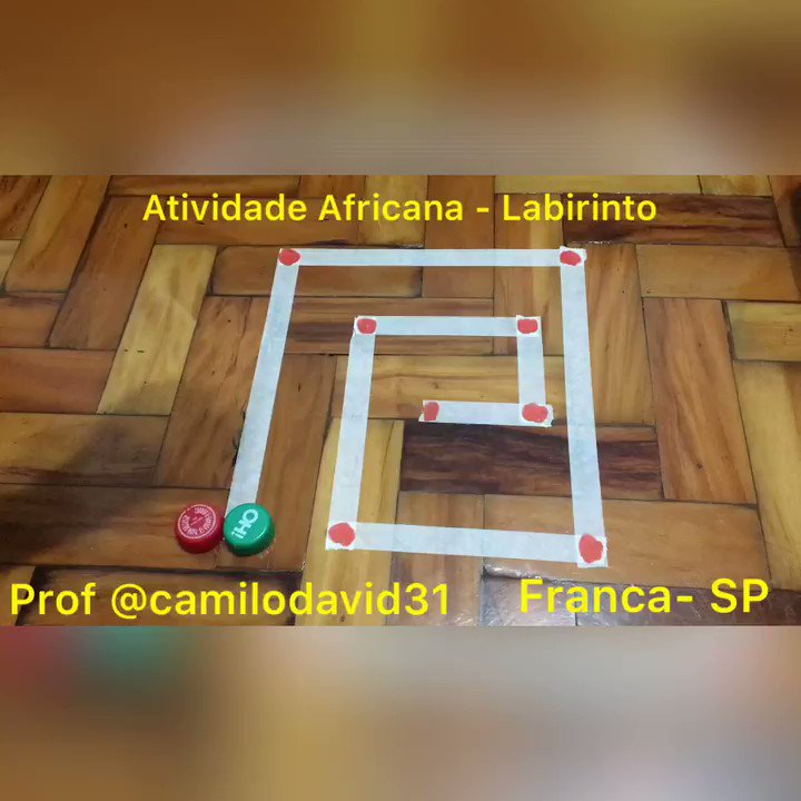 Jogo africano: LABIRINTO 