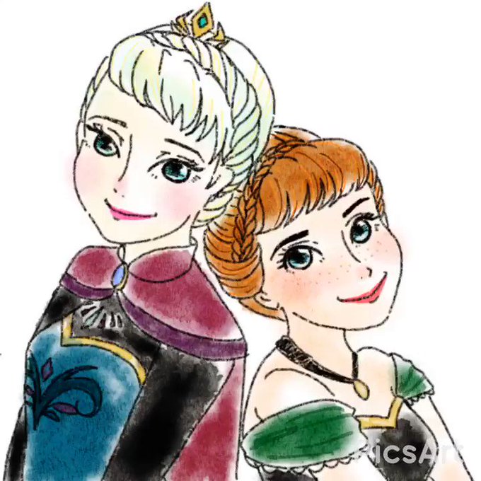 アナとエルサのtwitterイラスト検索結果