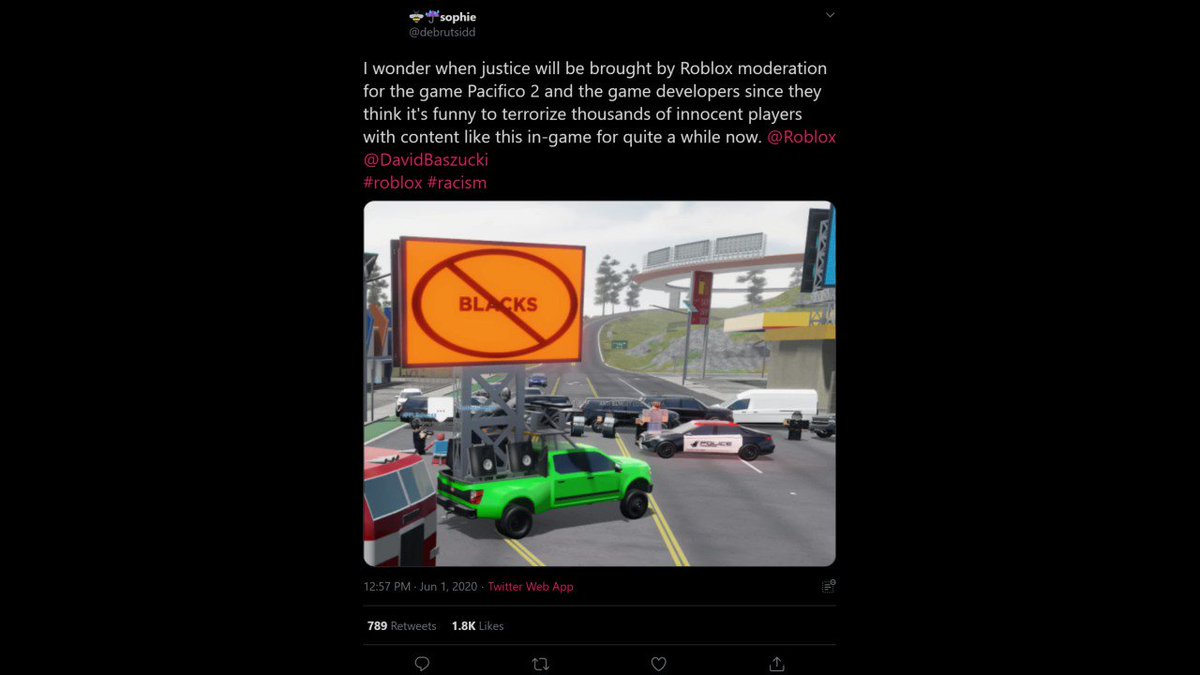 Lord Cowcow On Twitter Roblox Has Banned At Least 1 Of The People A Very High Ranking Dev In The Group Involved In The Pacifico 2 Situation A Surprise To Be Sure - roblox chaos in the city of pacifico part 2 youtube