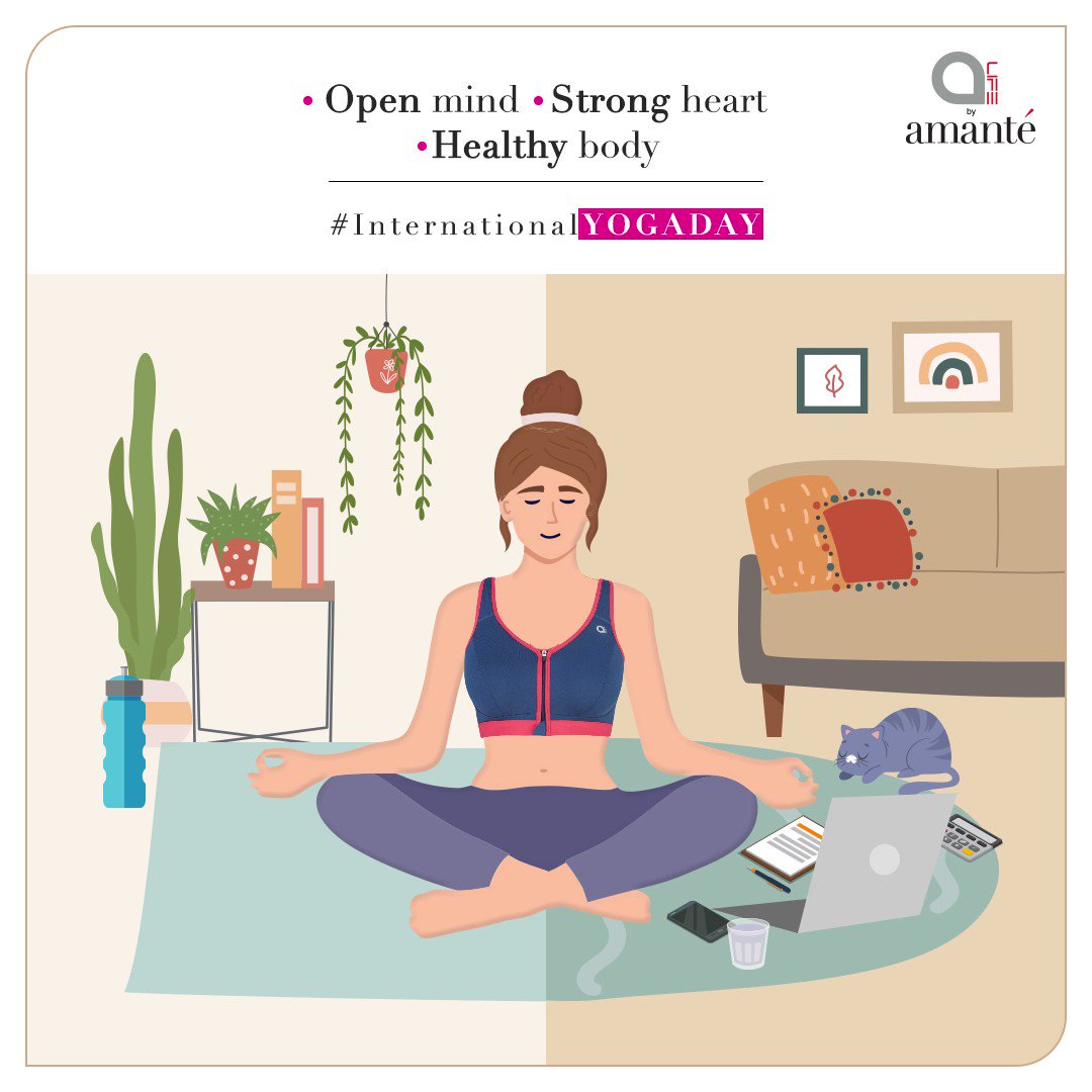 Sunshine, sweat time, & in-between coffee breaks - our #activewear moves with you anywhere, everywhere. Grab your mat & get ready to reset your #mind & #body. Breathe in. Breathe out. Be in the moment.
#amantéIndia #InternationalYogaDay #Yoga #SportsWear #Health #Peace https://t.co/PnZ5KDkTXX