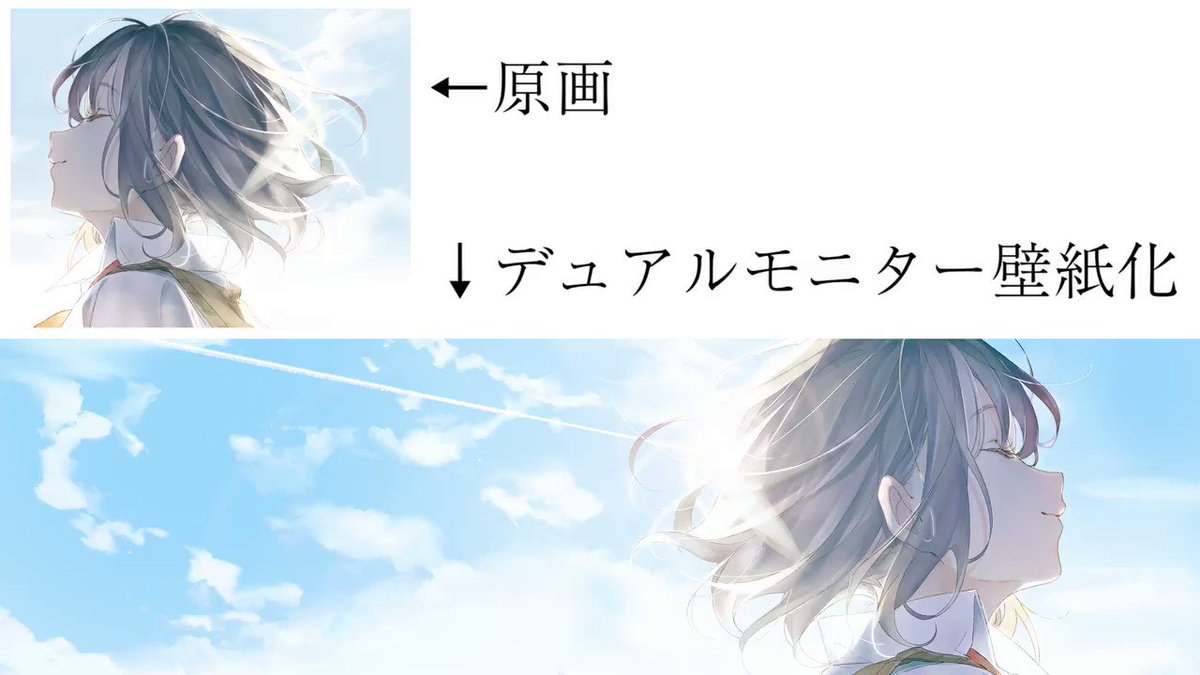 らるたん 神絵をデュアルモニター壁紙化する講座 らるたん 神絵をデュアルモニター壁紙化する講座