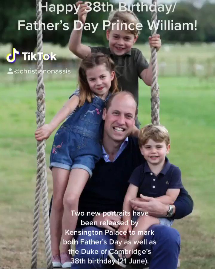 Happy 38th Birthday/ Father s Day Prince William!   