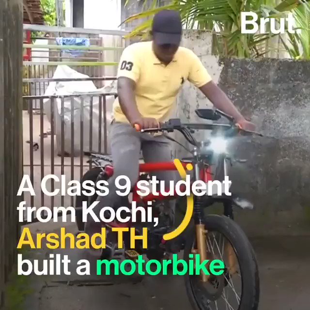 This is truly an amazing example of making good use of time, I wonder what we were doing in Class 9? Not building motorcycles for sure 😁. I'm highly impressed by you kiddo. Good work!
.
.
.
🎥: Times of India
#kochi #motorcyclelove #brilliantkids #terrifictuesday #Kerala https://t.co/UyabYxBrPT