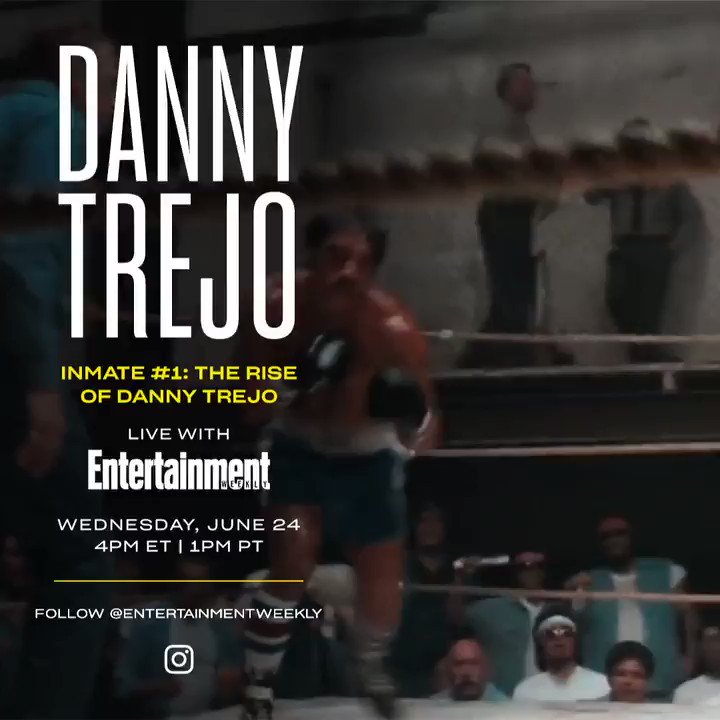 I'll be chatting with the boss @officialDannyT tomorrow via @EW's IG Live!! We'll be chatting about his emotional new documentary, how to make his famous tacos, and so much more. COME THROUGH, mi gente. https://t.co/RkplXfdHWM