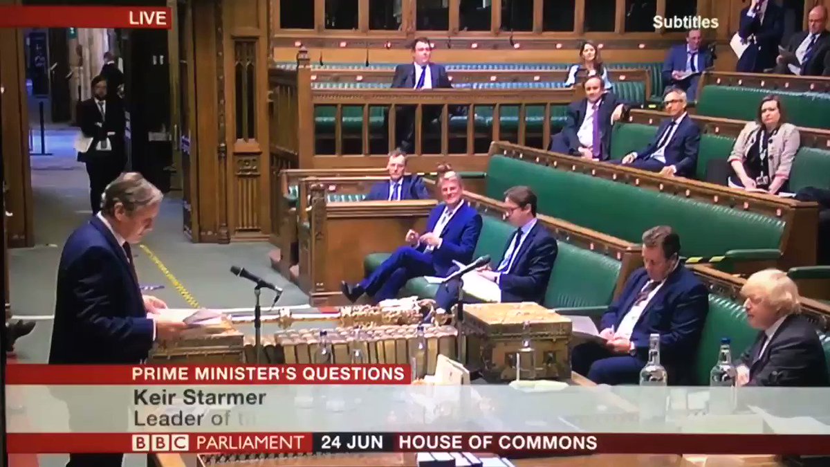 “Mr Speaker the figures I gave that the Prime Minister says are inadvertently misleading are the slide at his press conference yesterday!” @Keir_Starmer #PMQs https://t.co/2Hc6A2QvIG