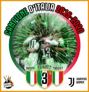 La decisione è finalmente arrivata: #JuventusWomen campione d’Italia 2019/2020 🎉🏆🤍🖤 https://t.co/qut4u106Rc