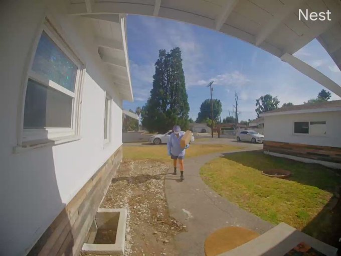 How do I report my mail woman?!? This is item #9 of being broken by her throwing it at my door... I have