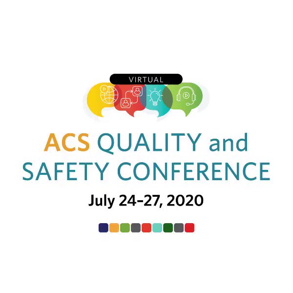 ICYMI Save the date for a sociallydistance approved 2020 ACS Quality