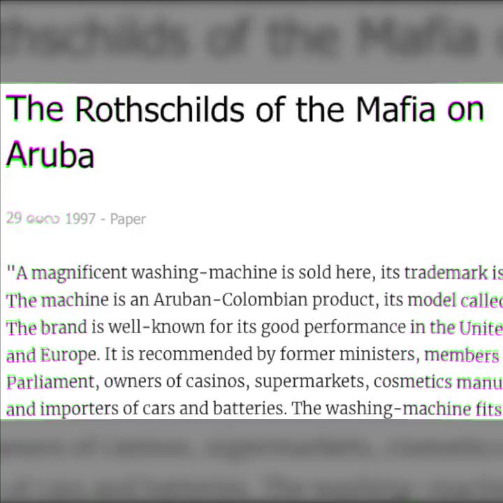 The Rothschilds of the Mafia on Aruba