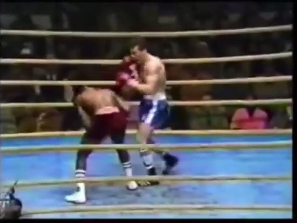 Marvin Hagler knocks Loucif Hamani through the ropes๐ฅ๐ฅ
Haglers motto was โDestruction and Destroyโ and he certainly lived up to that
Name three fighters past or present that would live up to Haglers motto https://t.co/FkE2vq8H6v