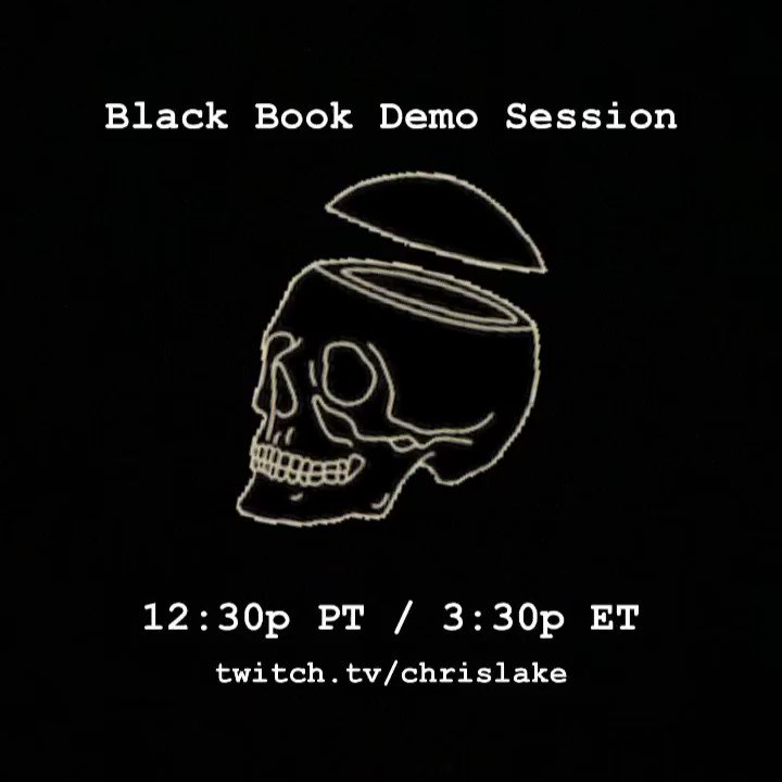 Demo listening + feedback live on twitch @blackbookrecs - 12:30p PT (15mins)... make sure you are subscribed on @twitch! Submit your demos on the Black Book Instagram bio. ππ₯
https://t.co/KaHdBtBRLx https://t.co/HfJOnnsFk0