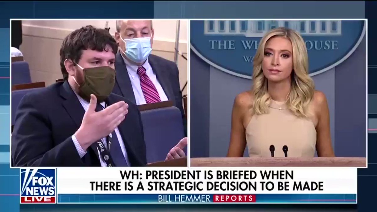 Kayleigh: The President does read and also consumes intelligence verbally. This President is the most informed person on the planet earth when it comes to the threats that we face https://t.co/tr0e8MU0LN