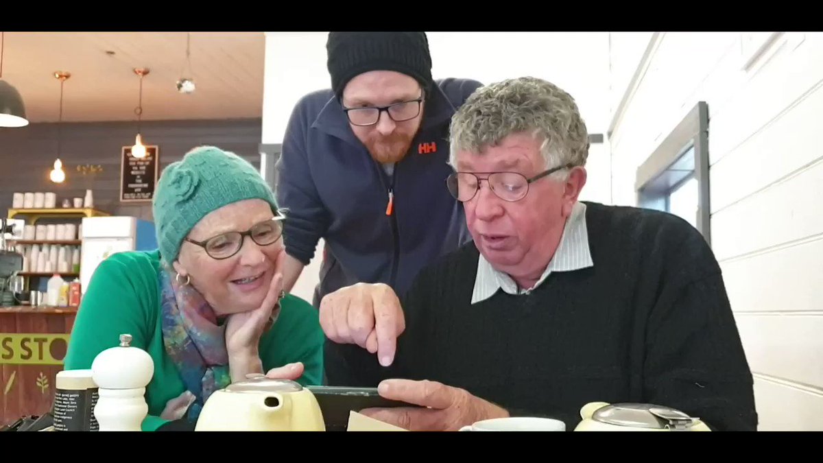"Catching up with my parents for the first time in months since