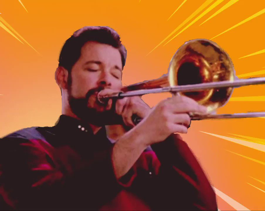 Does Jonathan Frakes Play the Trombone