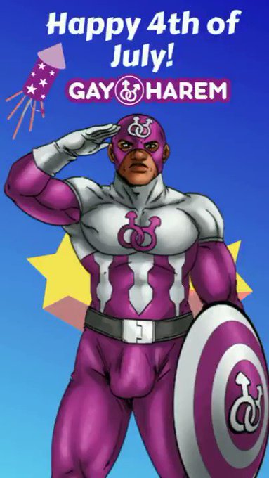 Happy 4th of July to our US Heroes! We love you <3

#gay #lgbt #July4th #USA #lgbtusa #gayharem #anime