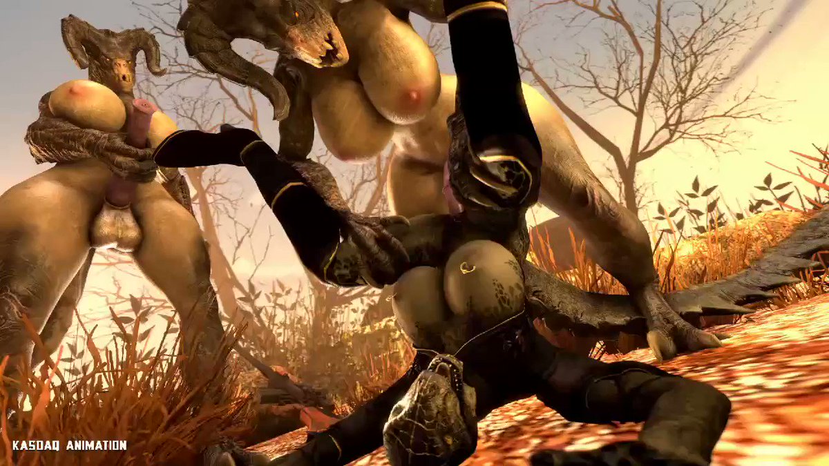 Futa Queen Deathclaw !Extreme Breeding Season! on Twitter.