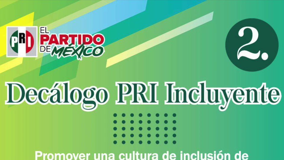 Para nosotros, una de las misiones más importantes, es que las personas con #discapacidad, logremos la inclusión en el espacio público. Ése es el espíritu del postulado 2 del #DecálogoPRIIncluyente @normisacevesg @caroviggiano @PRI_Nacional @alitomorenoc https://t.co/morSQTtTjo